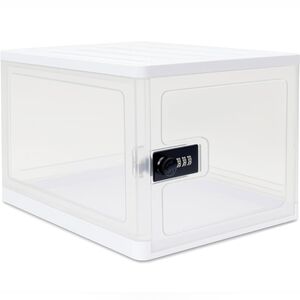 Giiyaa Clear Lockable Storage Box